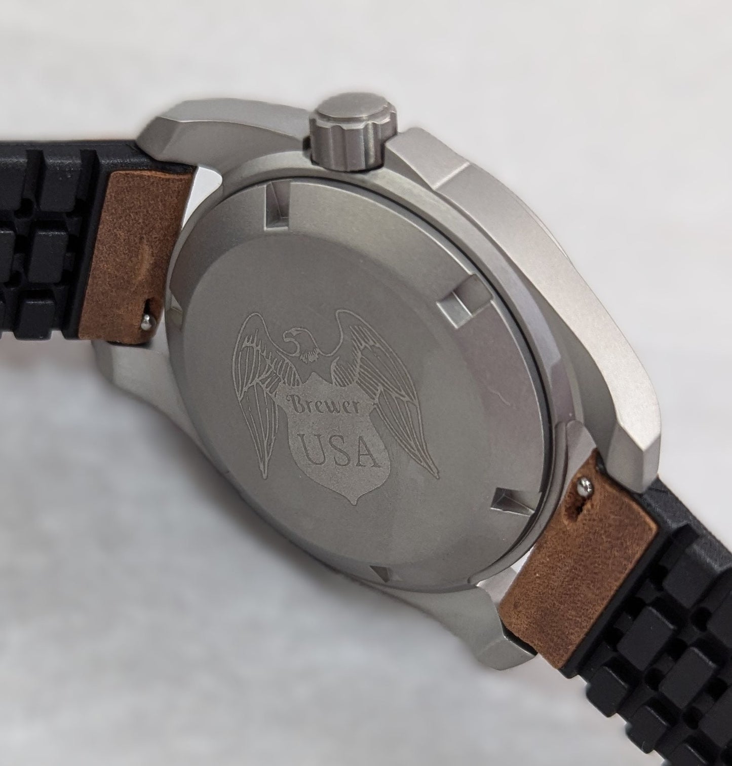NEW Model 1927 Men's Watch from Sphinx Watch - Red Dial 24 Jewel Seiko Auto Movement Brushed Steel Case and Barton Watch Band - Retro Watch