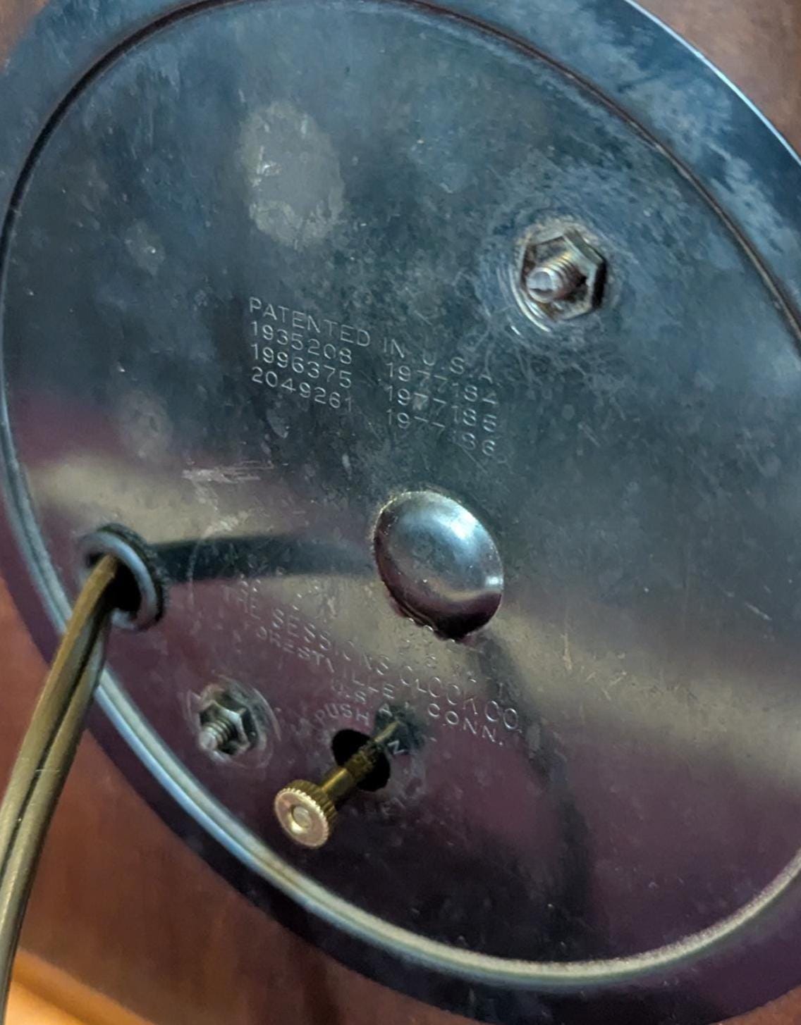 Vintage 1930s Sessions Electric Mantle Clock: Art Deco USA Made