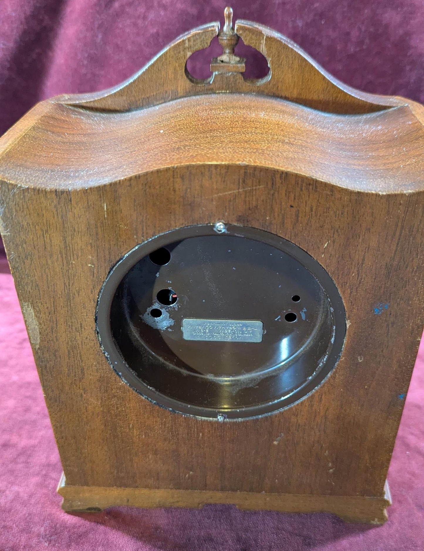 Converted Vintage Ingraham Mantle Clock Beautiful Retro 1930s Design - Comes with a New Quartz Movement and Chime Sounds - Ready to Go