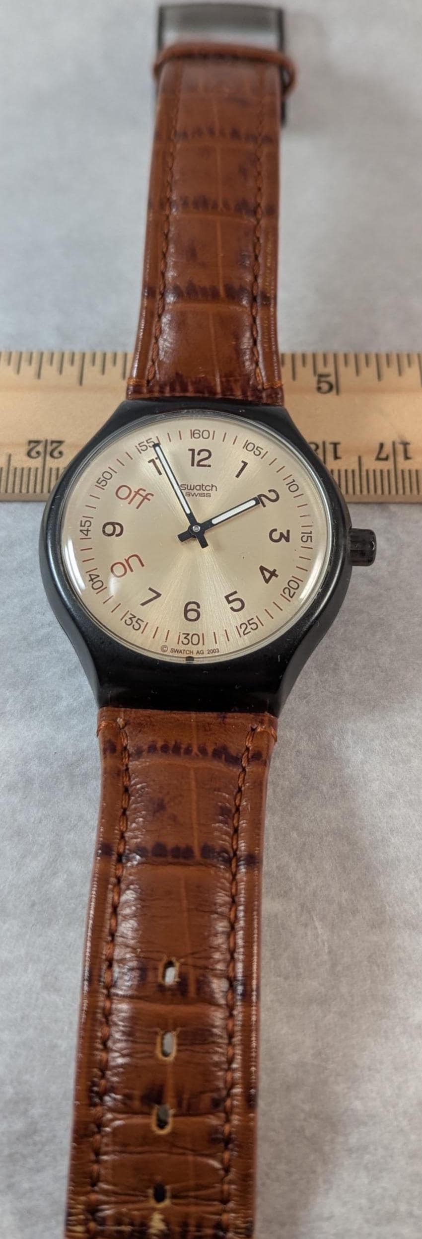 Vintage Swatch Alarm Watch 'BE ON TIME' 2003 Limited Edition