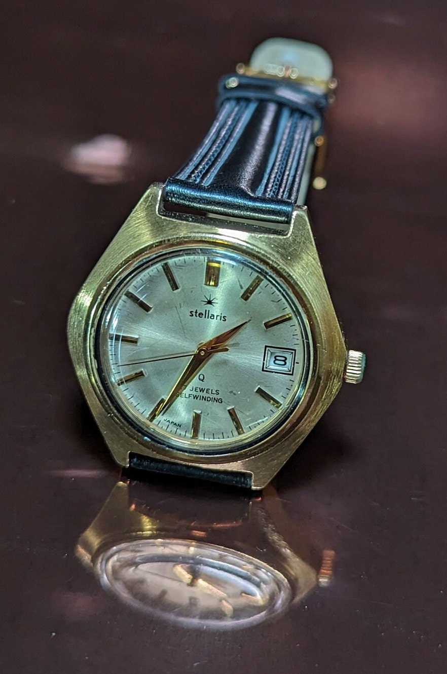 Vintage 1970s Stellaris Men's Watch: Sears Japan Automatic Movement
