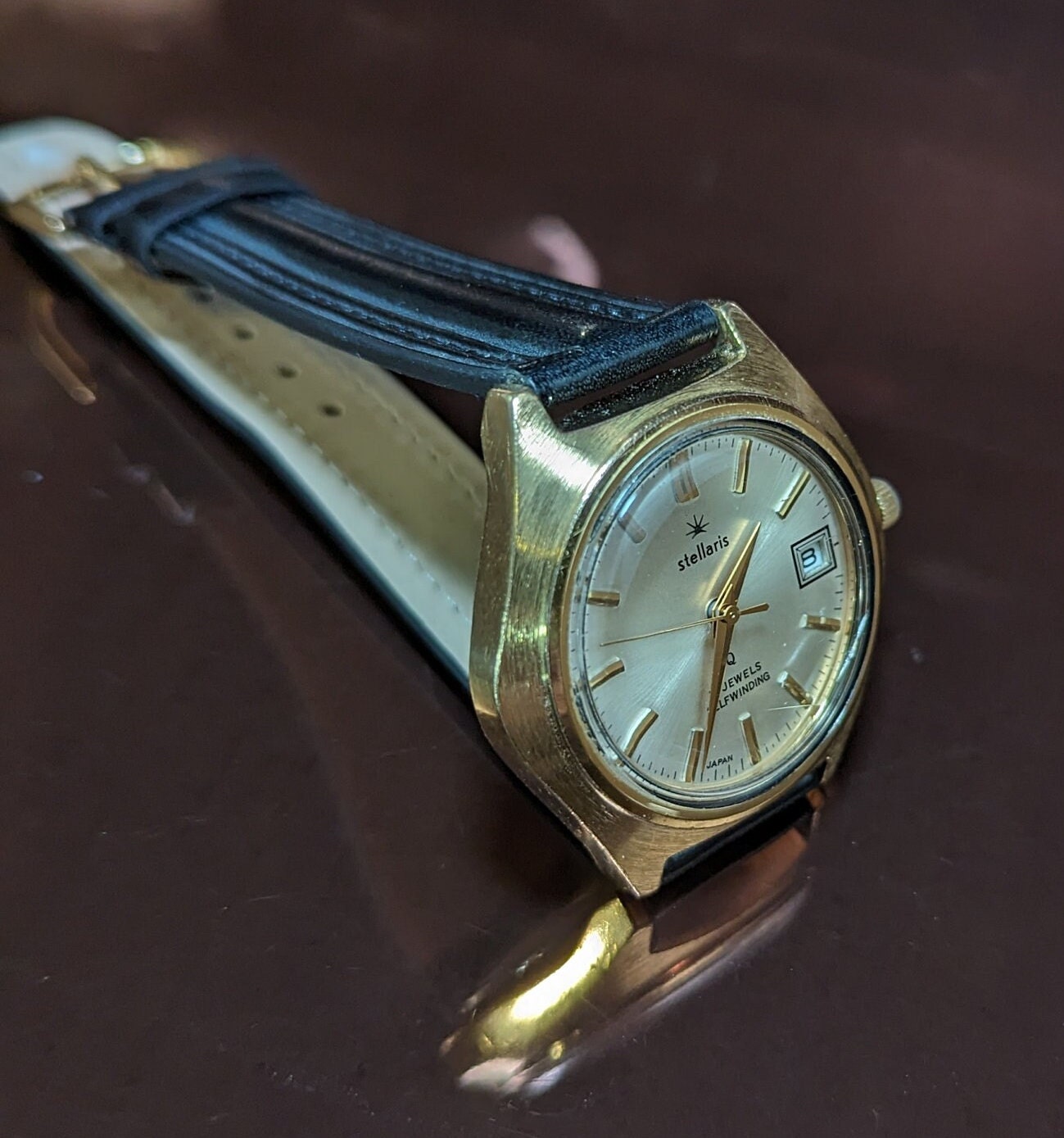 Vintage 1970s Stellaris Men's Watch: Sears Japan Automatic Movement