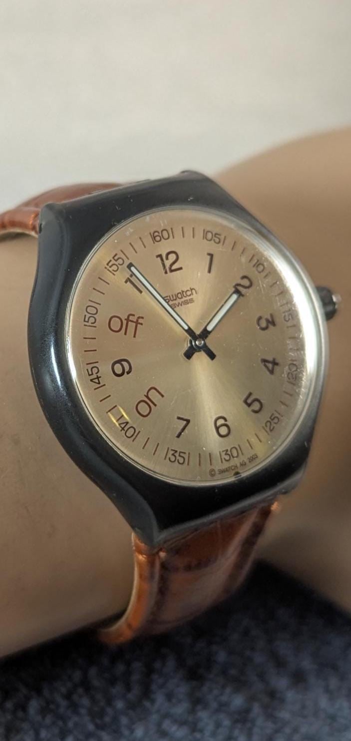 Vintage Swatch Alarm Watch 'BE ON TIME' 2003 Limited Edition