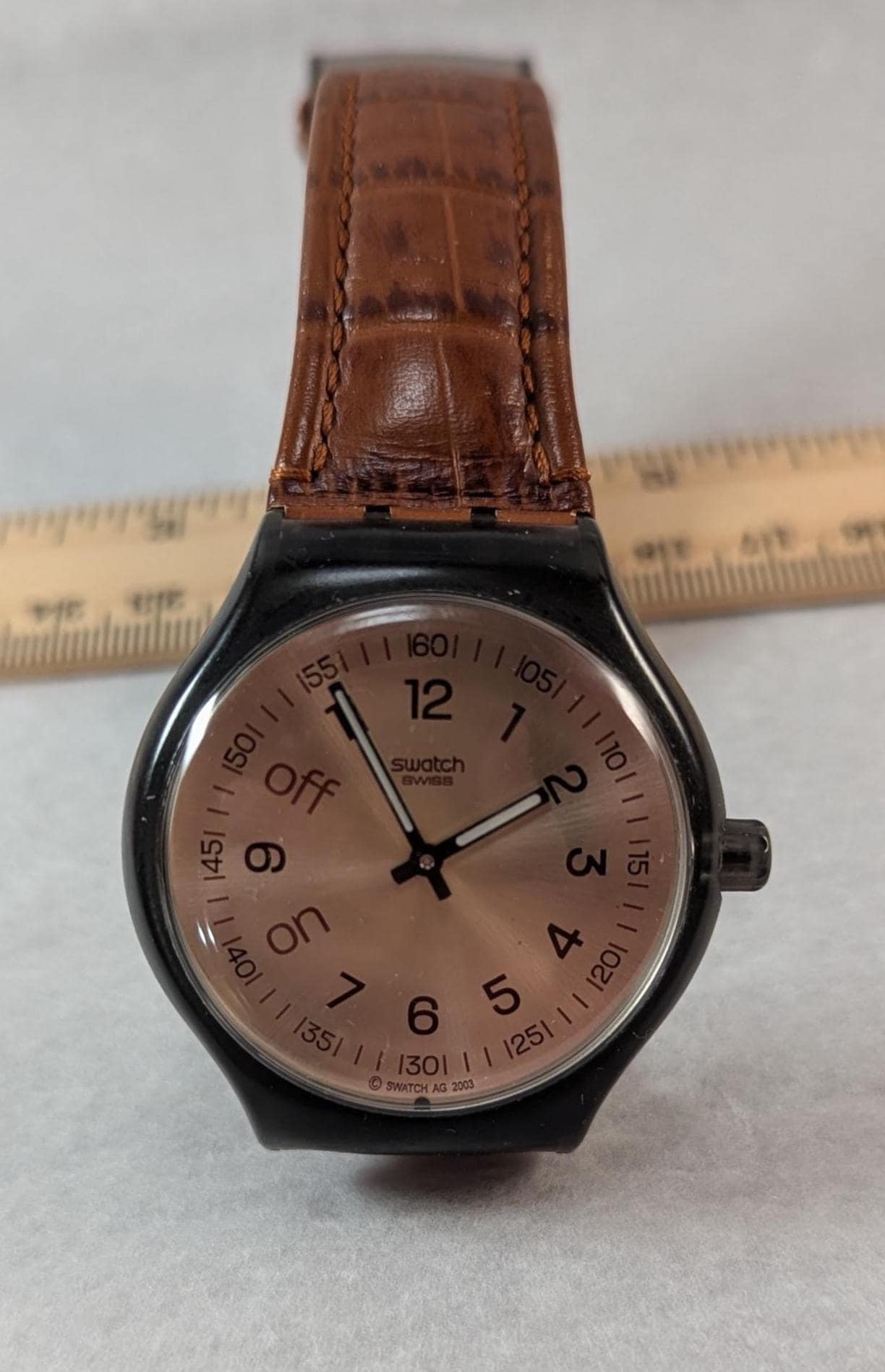 Vintage Swatch Alarm Watch 'BE ON TIME' 2003 Limited Edition