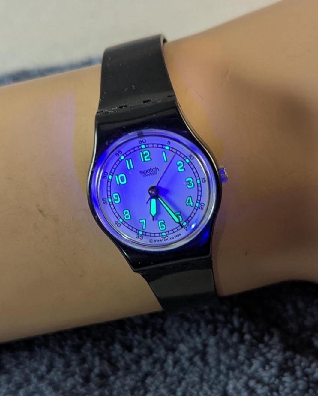 Vintage Swatch Lady ANDANTE LB138 Watch: Swiss Made, White Dial