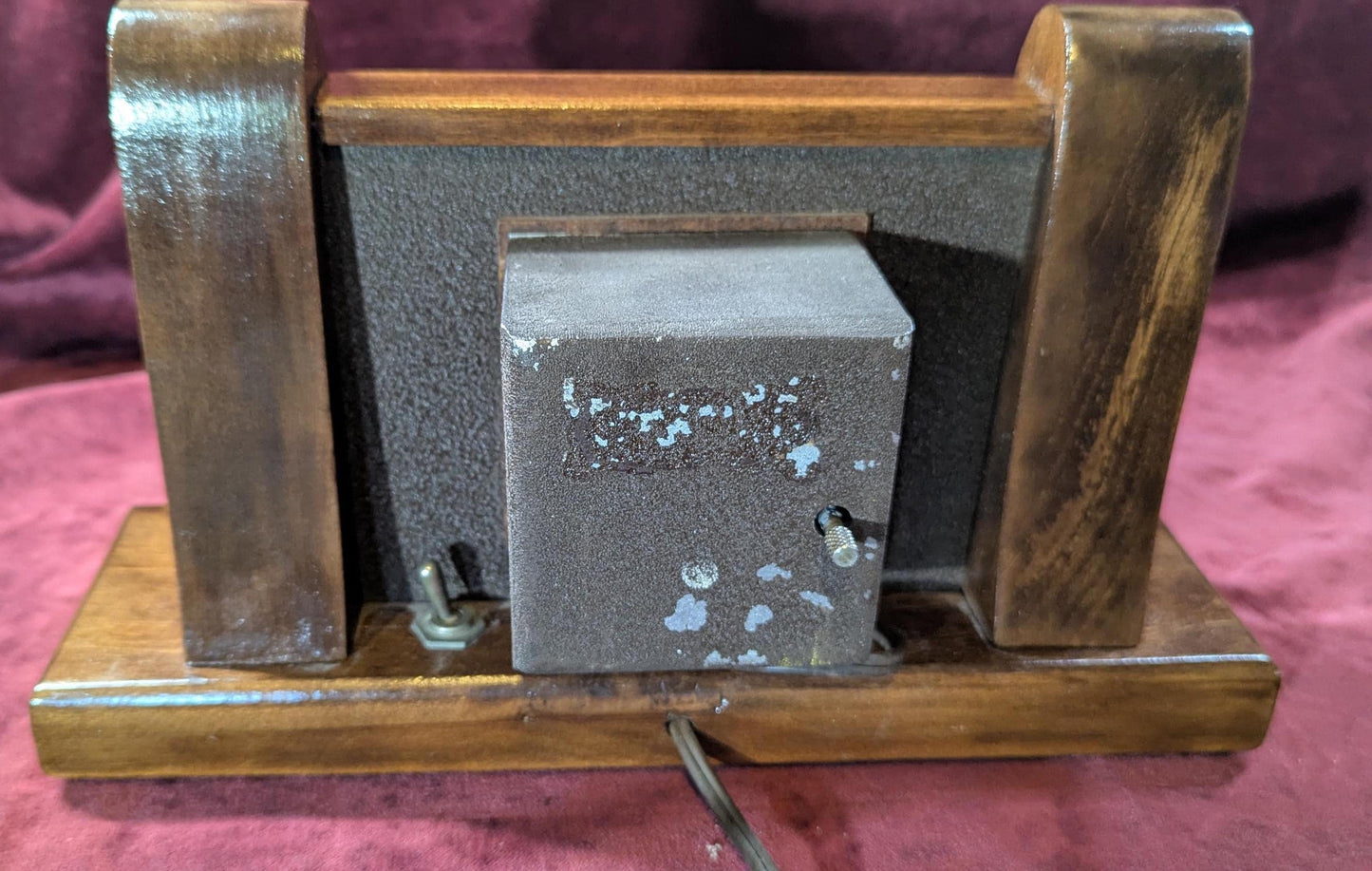 Rare 1940s Lackner "Squire" Lighted Electric Clock: Refinished Timepiece