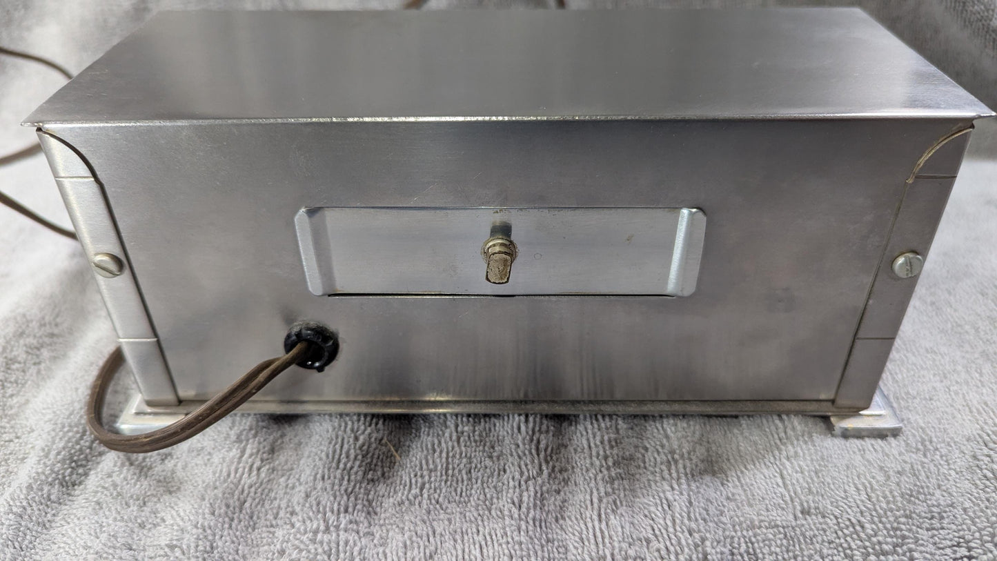 Rare Smith Metal Arts Flip Clock – Art Deco Machine Age Desk Clock