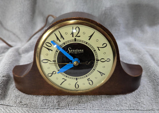 Vintage 1930s Sessions Electric Clock - Art Deco Desk/Mantle Clock Working Model