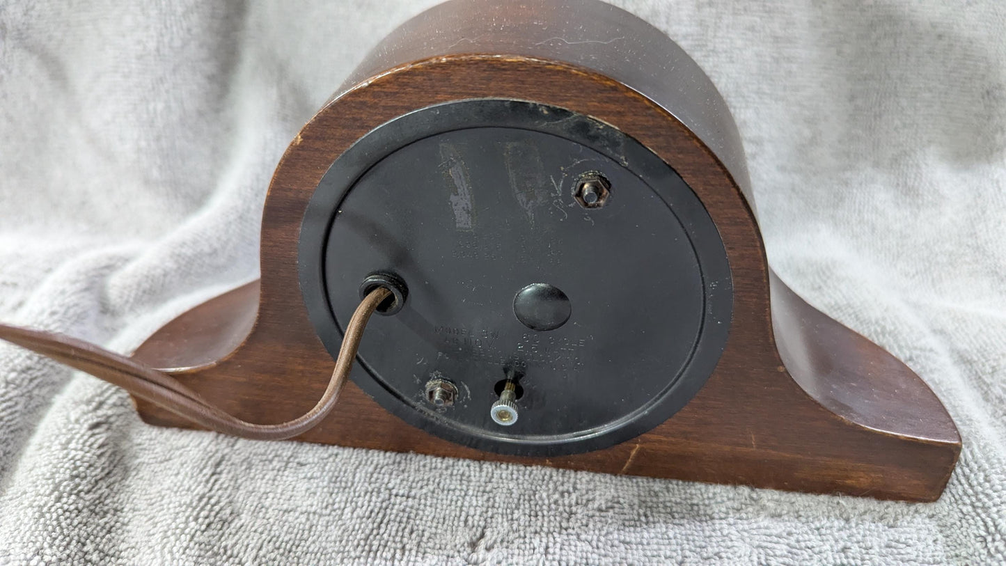 Vintage 1930s Sessions Electric Clock - Art Deco Desk/Mantle Clock Working Model