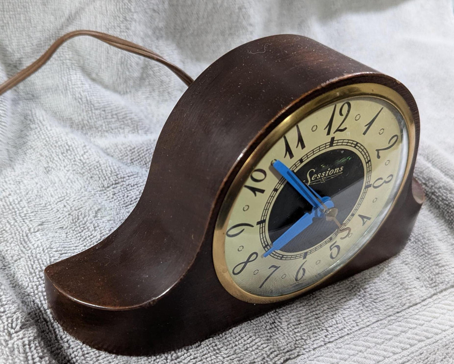 Vintage 1930s Sessions Electric Clock - Art Deco Desk/Mantle Clock Working Model