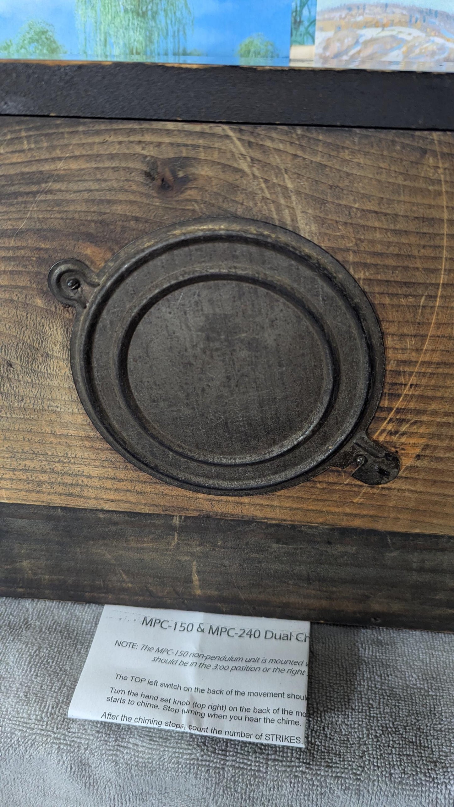 Seth Thomas Mantel Clock Chiming 1800s Updated Modern Movement Antique Style & Decor