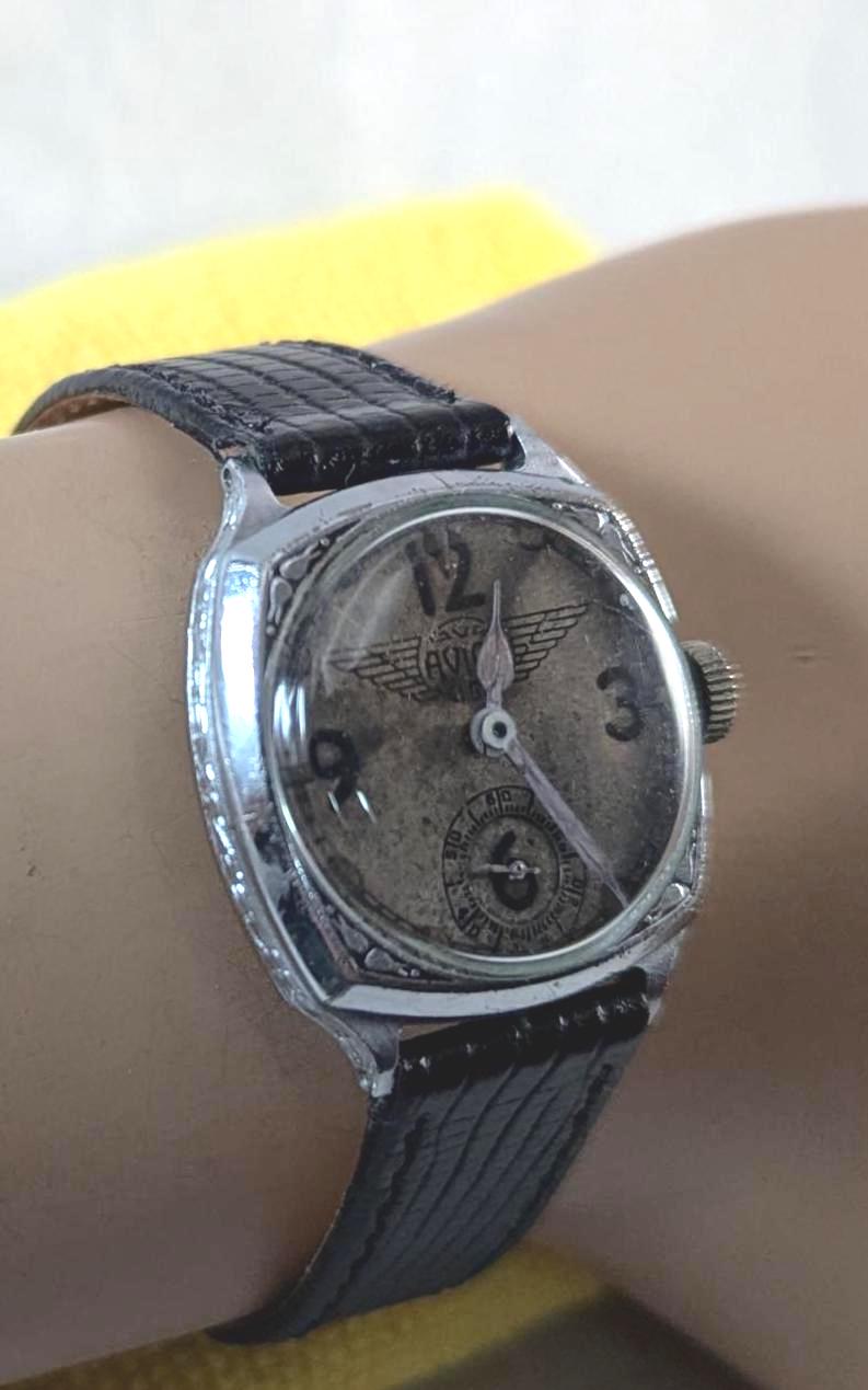 Rare 1930 Elgin Avigo Men's Watch - USA Working with Original Dial Hands
