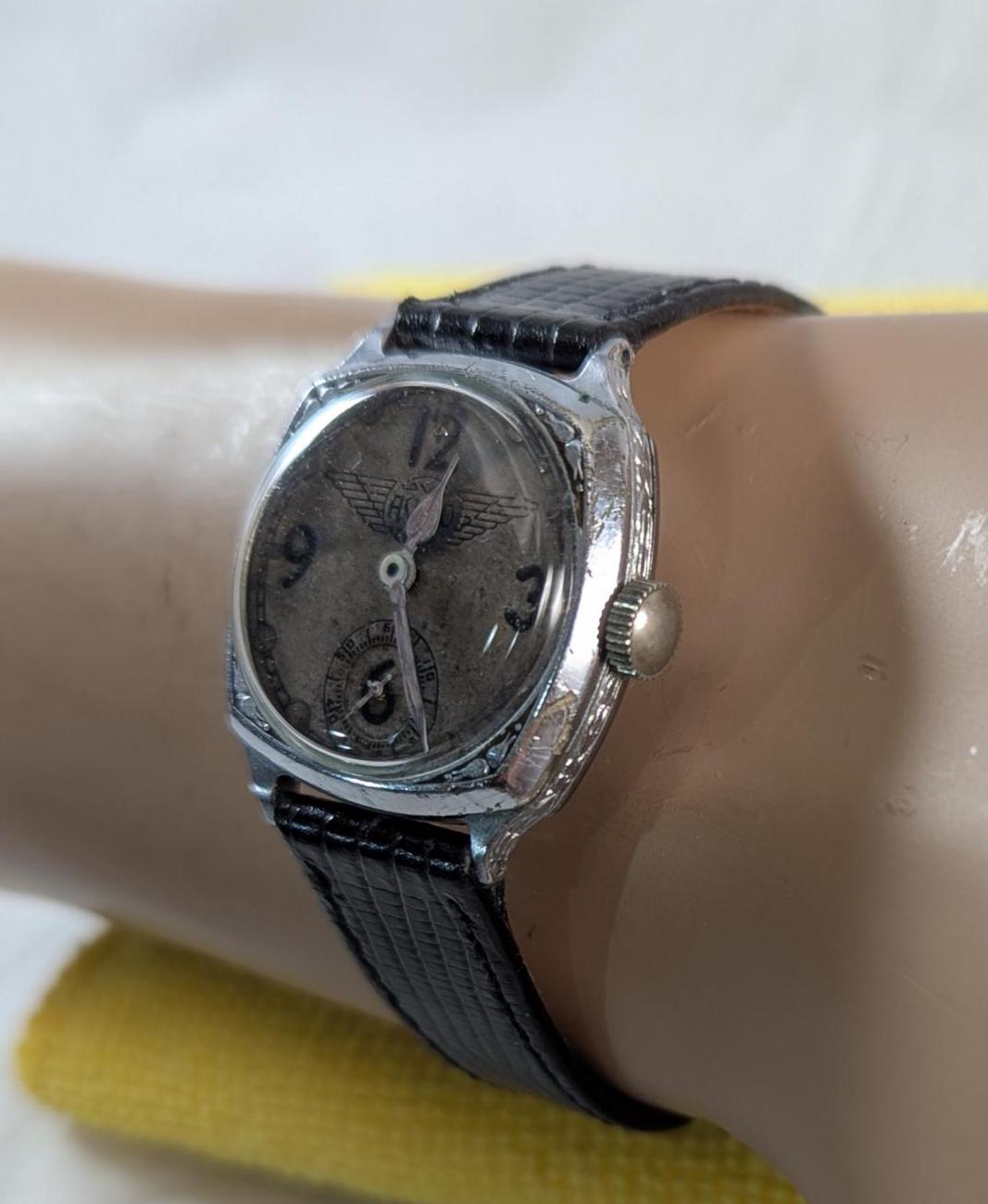 Rare 1930 Elgin Avigo Men's Watch - USA Working with Original Dial Hands
