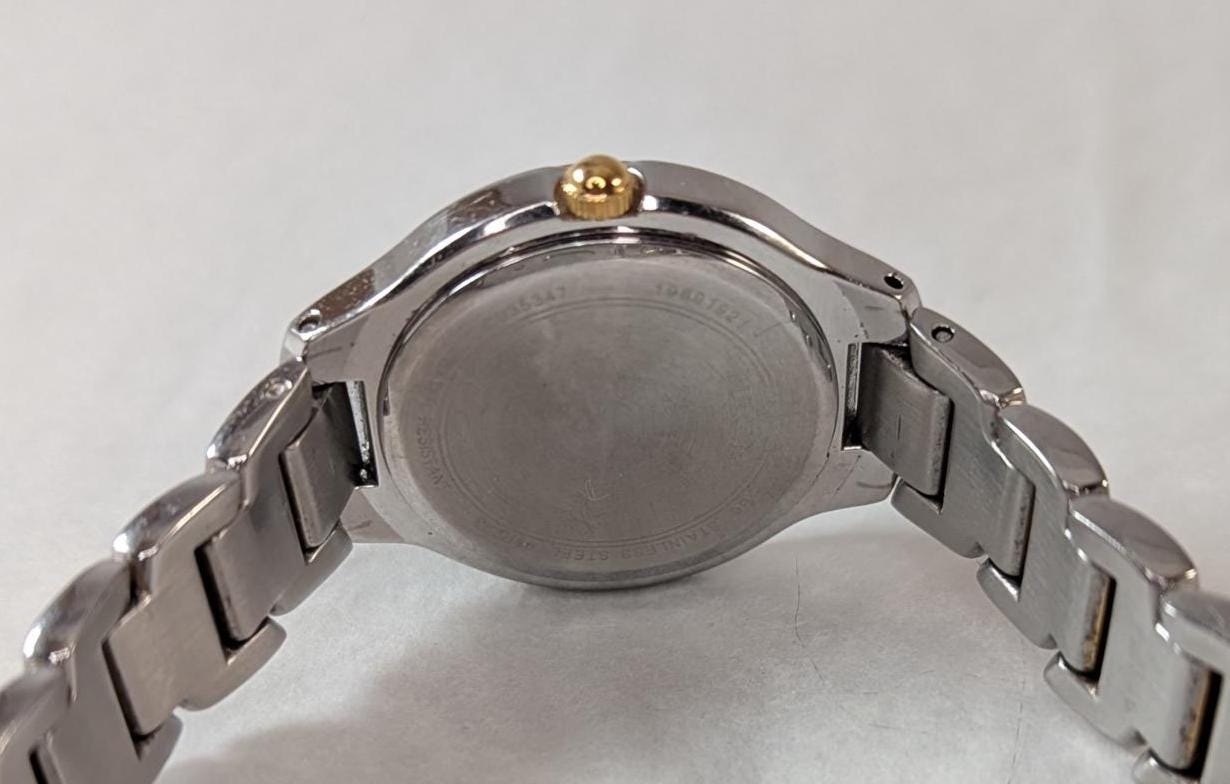 Vintage Bulova Ladies Diamond Watch - Handset diamond Bezel Blue Dial Model 98R223